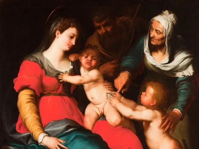 1617-Pellegro Piola - Sacra Famiglia, detta della farfalla - Palazzo Rosso, Genova